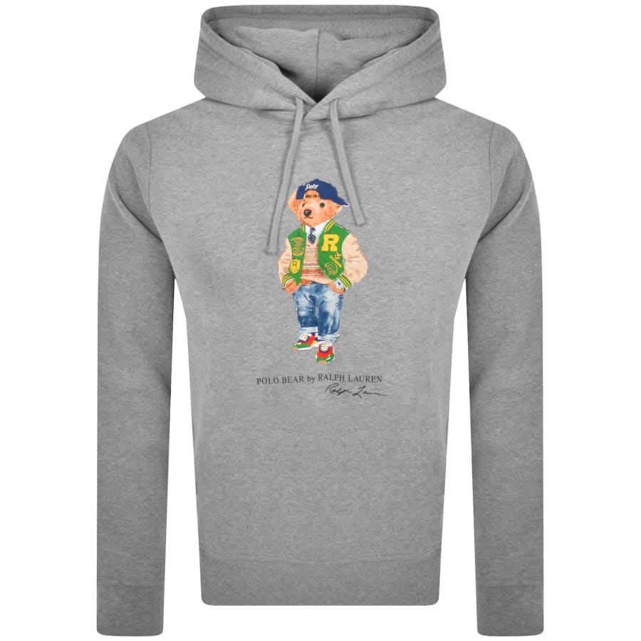 Ralph Lauren Pullover Hoodie Grey Mainline Menswear Ireland